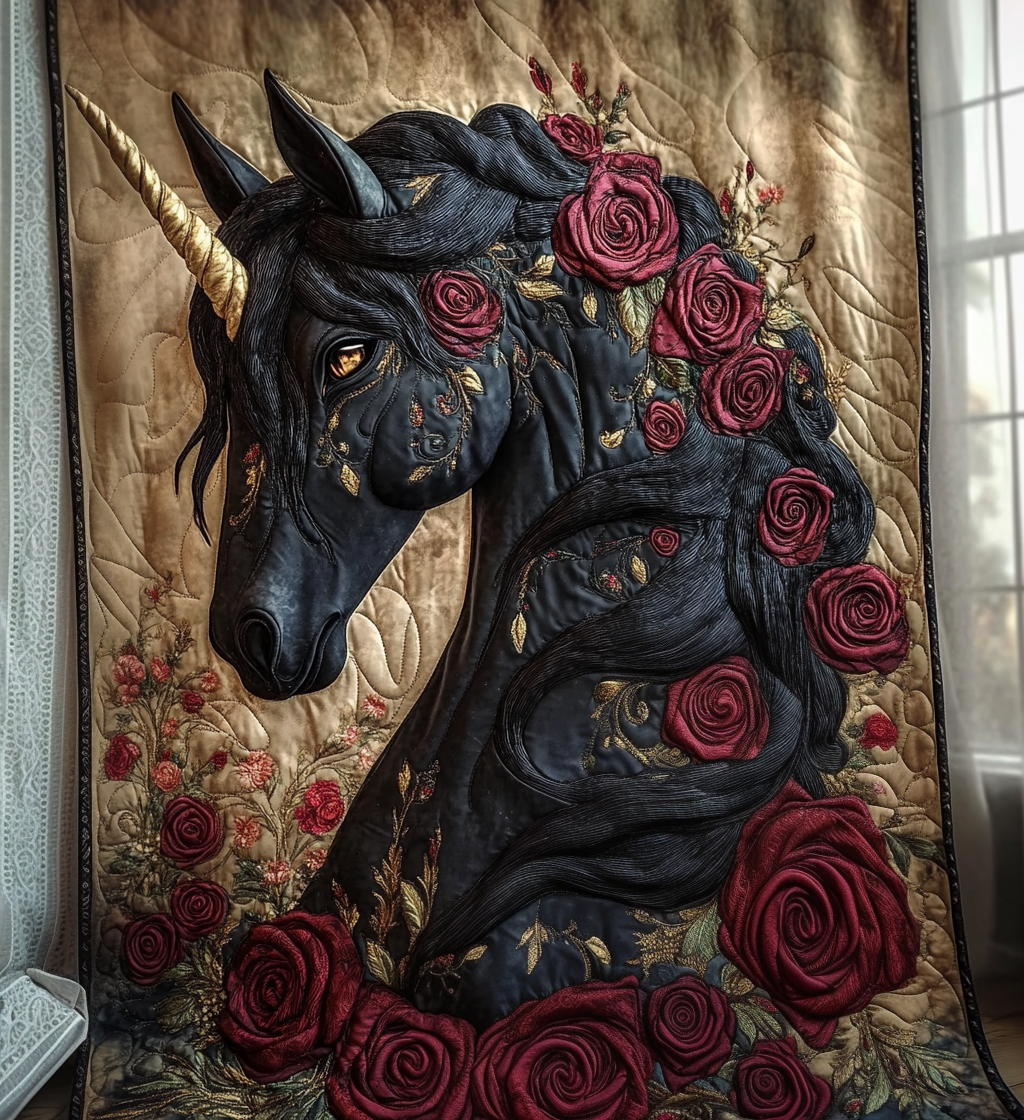 Aurora Guardian Quilted Blanket
