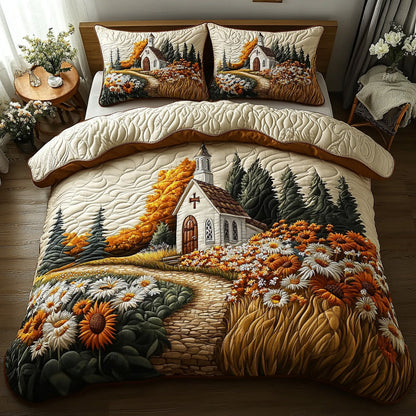 Faith 3-Piece Quilted Bedding Set