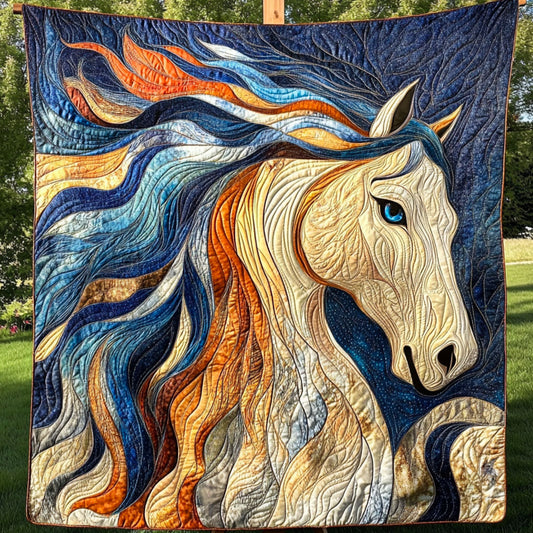 Autumn Blaze Quilted Blanket