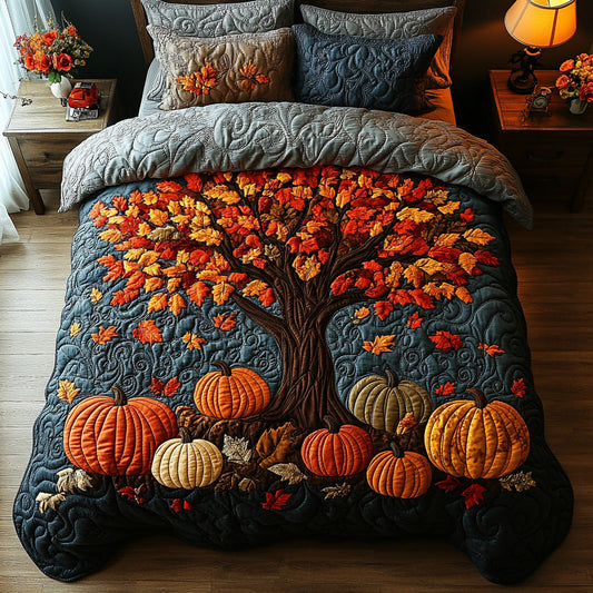 Autumn Charm 3-Piece Quilted Bedding Set
