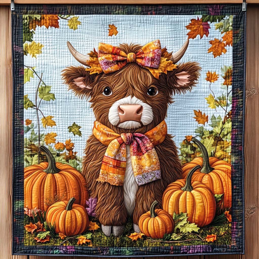 Autumn Charm Quilted Blanket
