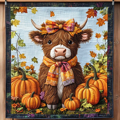 Autumn Charm Quilted Blanket