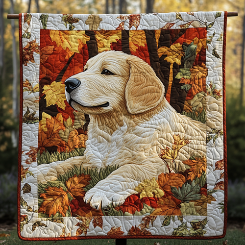 Autumn Dream Canine Quilted Blanket