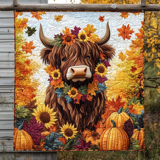Autumn Guardian Quilted Blanket
