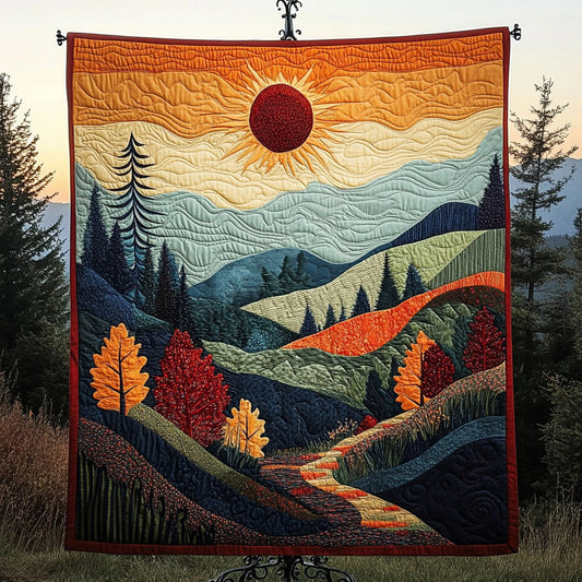 Autumn Hills Quilted Blanket