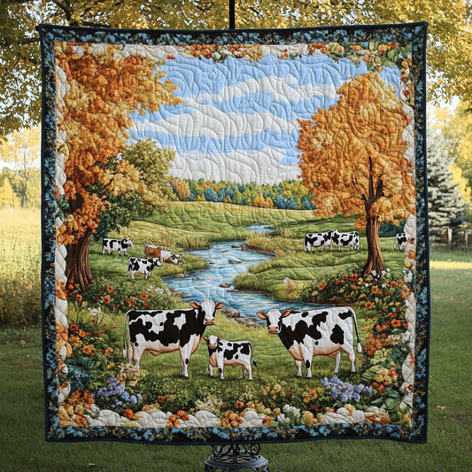 Autumn Pastures Quilted Blanket