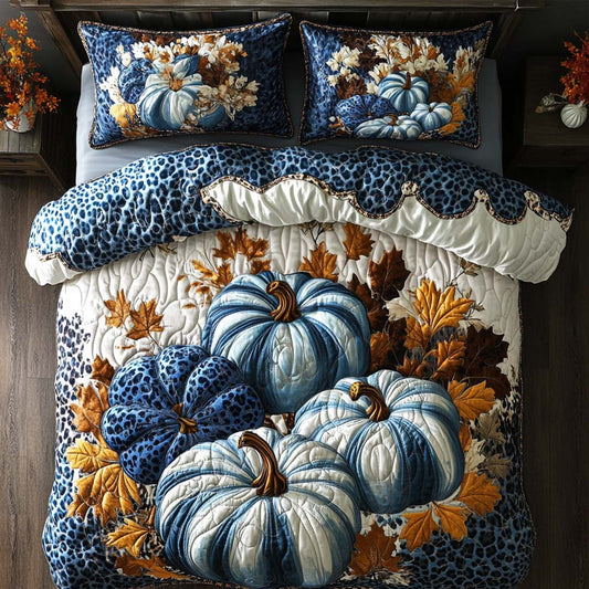 Autumn Twilight Hues 3-Piece Quilted Bedding Set