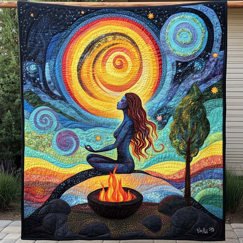 Balance Flow Quilted Blanket