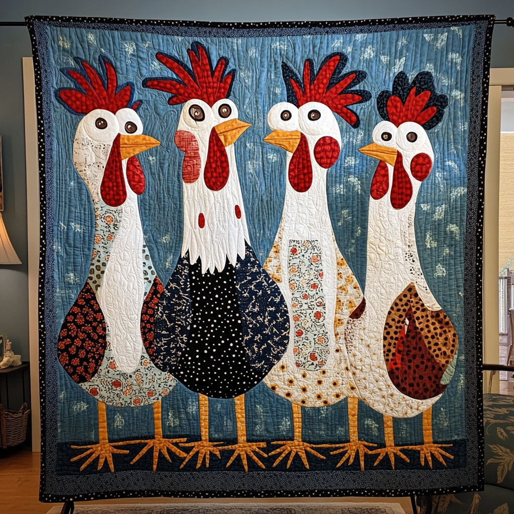 Barnyard Bonanza Quilted Blanket