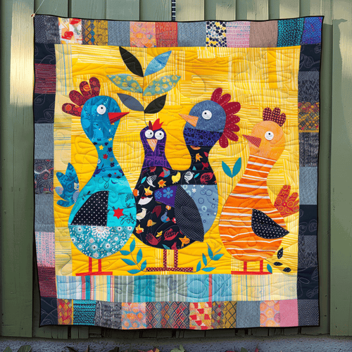 Barnyard Squad Quilted Blanket