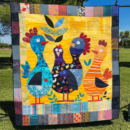 Barnyard Squad Quilted Blanket