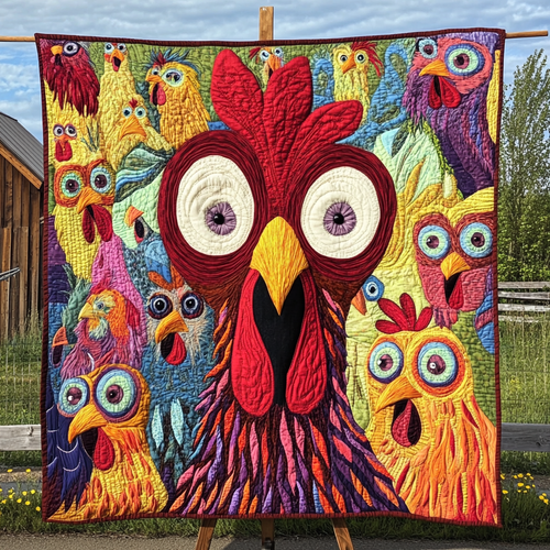 Barnyard Beauties Quilted Blanket