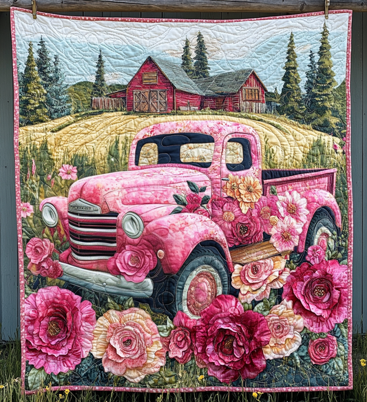 Barnyard Beauty Quilted Blanket