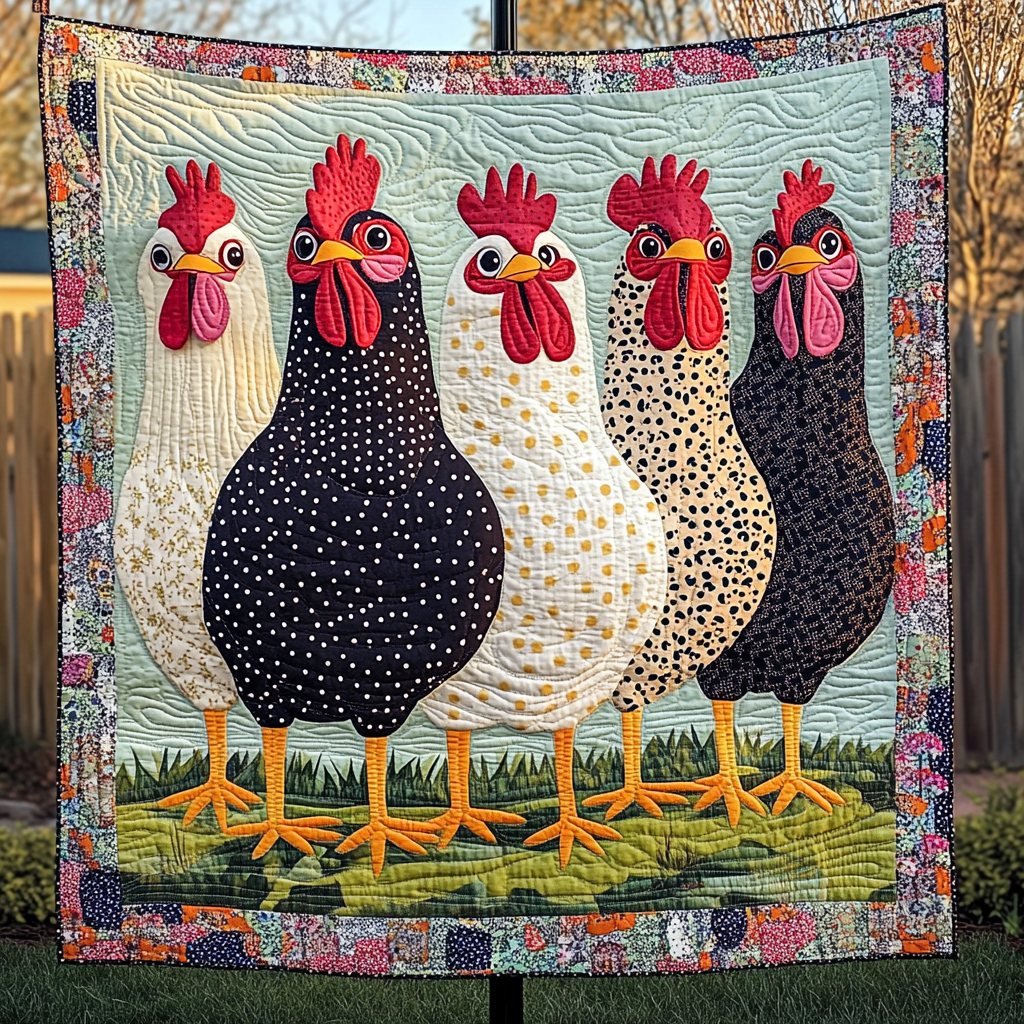 Barnyard Bliss Quilted Blanket
