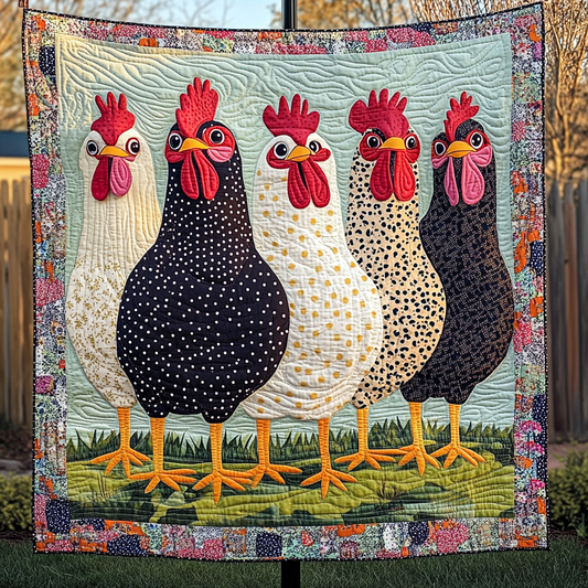 Barnyard Bliss Quilted Blanket