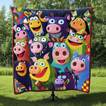 Barnyard Buddies Quilted Blanket