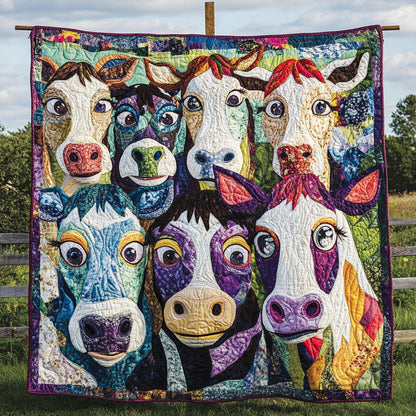 Barnyard Whimsy Quilted Blanket