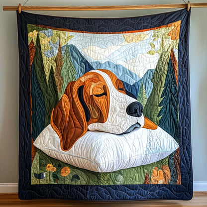 Basset Buddy Quilted Blanket