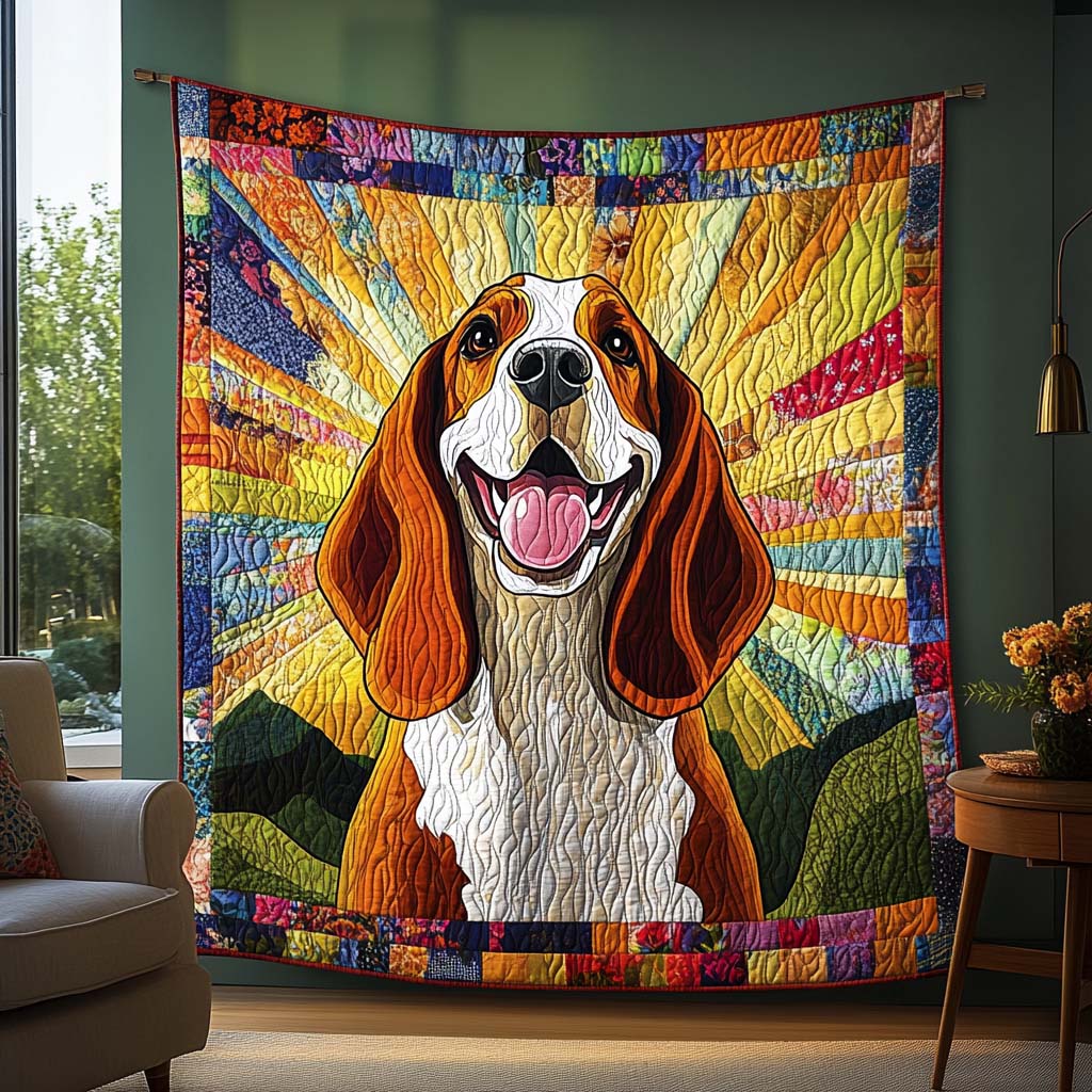 Basset Soul Quilted Blanket