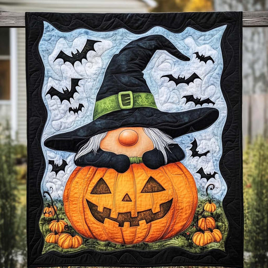 Bat Frenzy Quilted Blanket