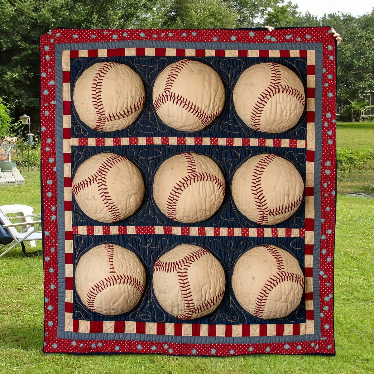 Batter Box Quilted Blanket