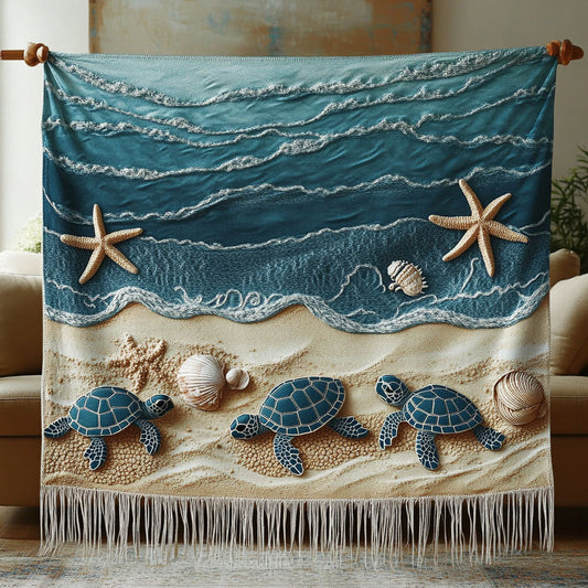 Beach Bliss Woven Throw Blanket