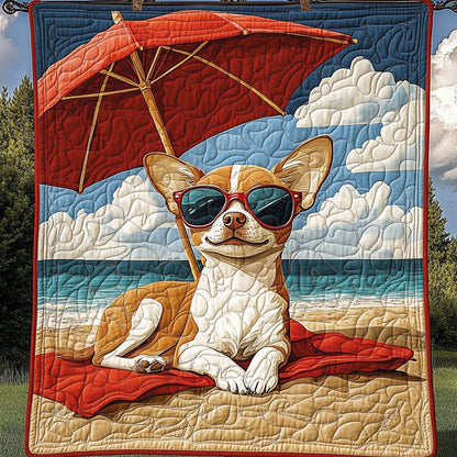 Beach Vibes Quilted Blanket