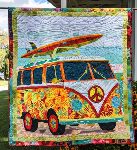 Beachside Bliss Quilted Blanket