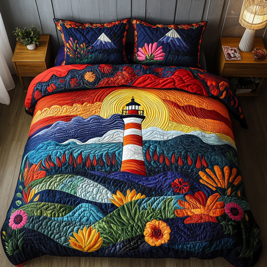 Beacon Haven 3-Piece Quilted Bedding Set