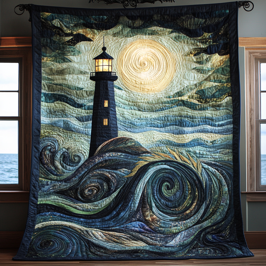 Beacon of Hope Quilted Blanket