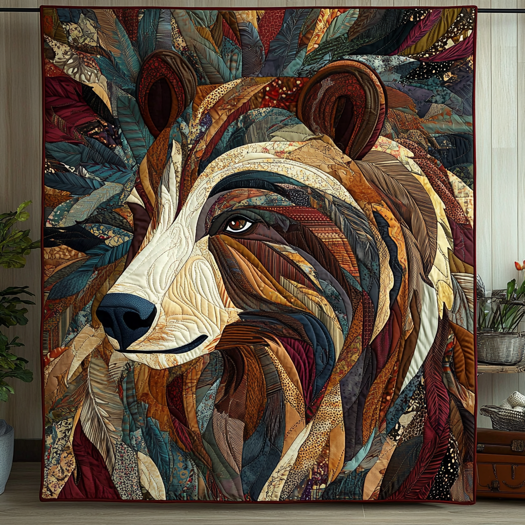 Bear Native Quilted Blanket