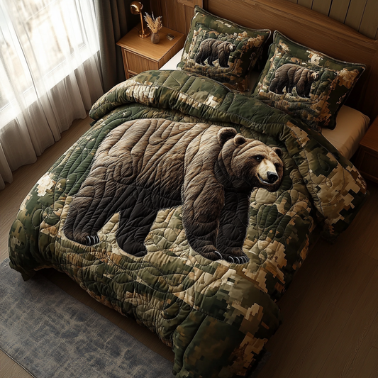 Bear Ridge 3-Piece Quilted Bedding Set