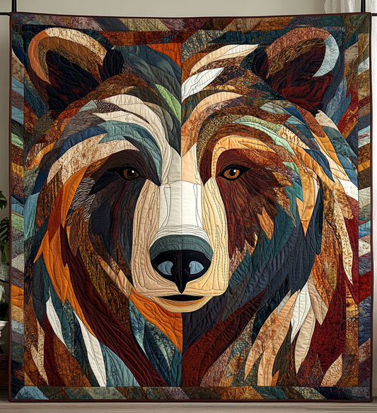 Bear Strength Quilted Blanket