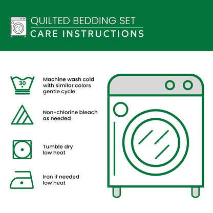 Golden Rodeo 3-Piece Quilted Bedding Set