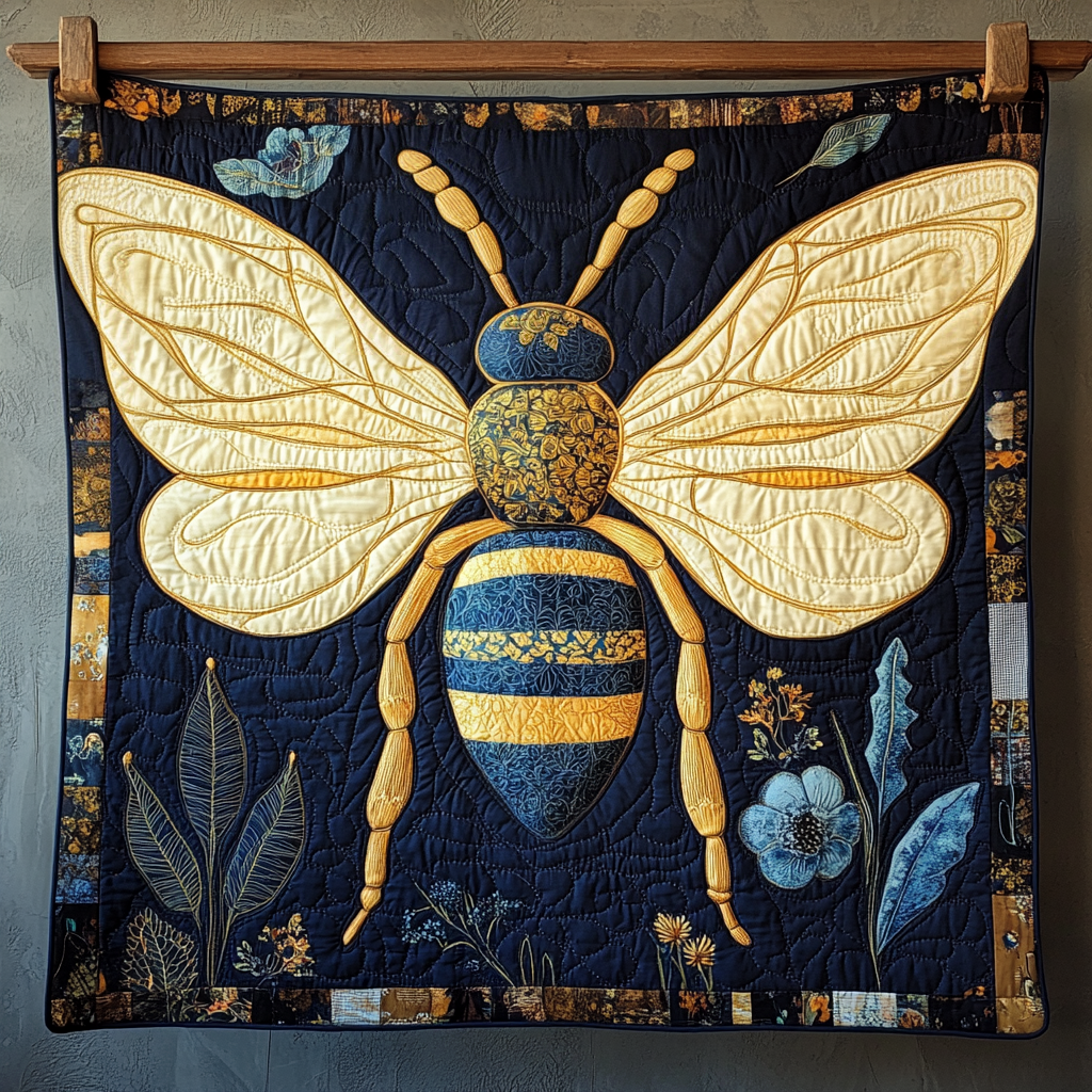 Bee Magic Quilted Blanket