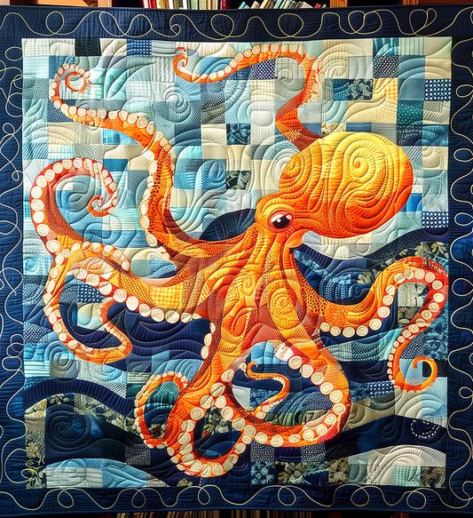 Benthic Beauty Quilted Blanket