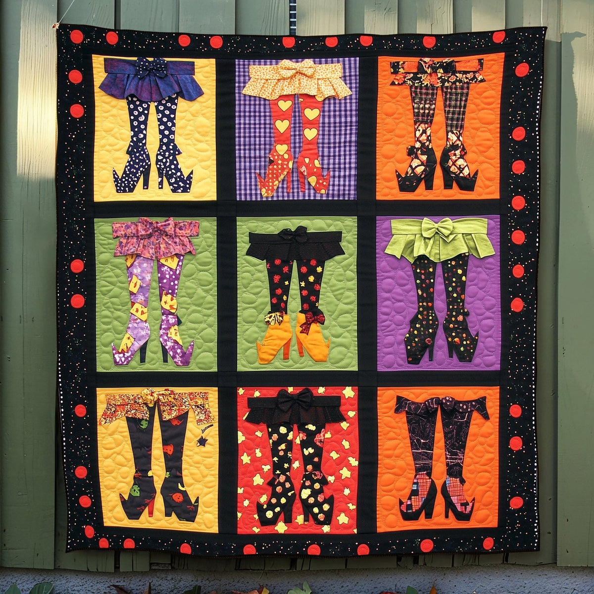 Bewitching Attire Quilted Blanket