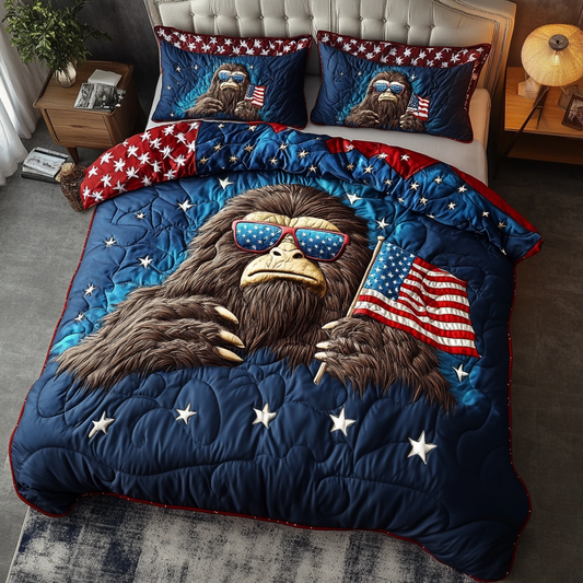 BigFoot Chill 3-Piece Quilted Bedding Set