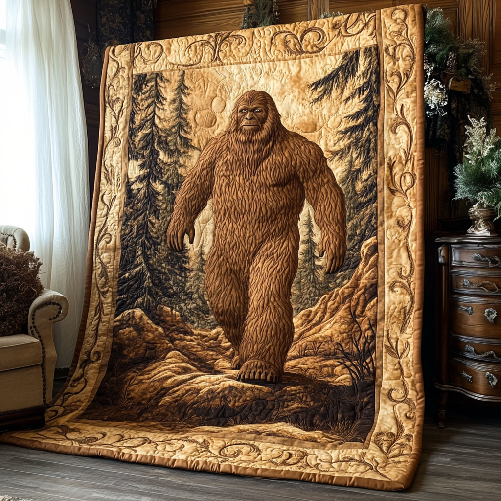 Bigfoot Chronicles Quilted Blanket