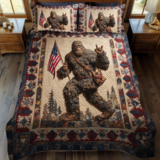 Bigfoot Independence 3-Piece Quilted Bedding Set