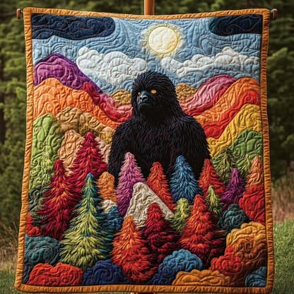 Bigfoot Shadows Quilted Blanket