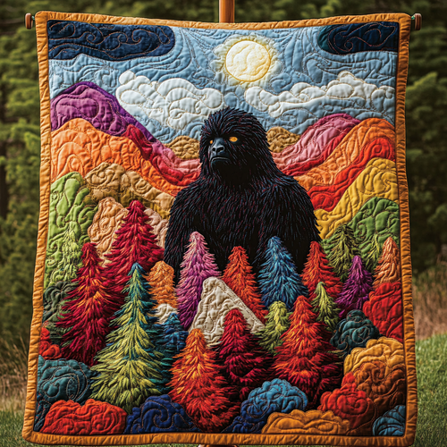 Bigfoot Shadows Quilted Blanket