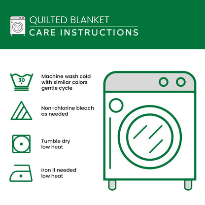 Posh Poodle Quilted Blanket