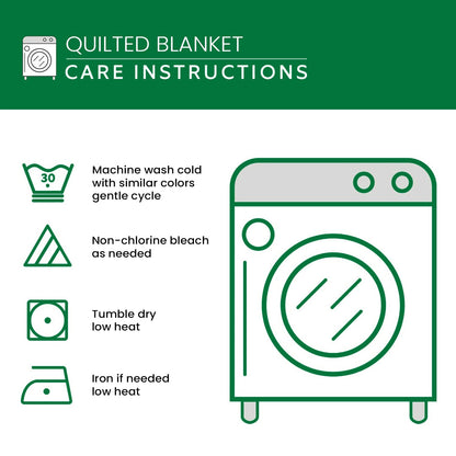 Butterfly of Freedom Quilted Blanket