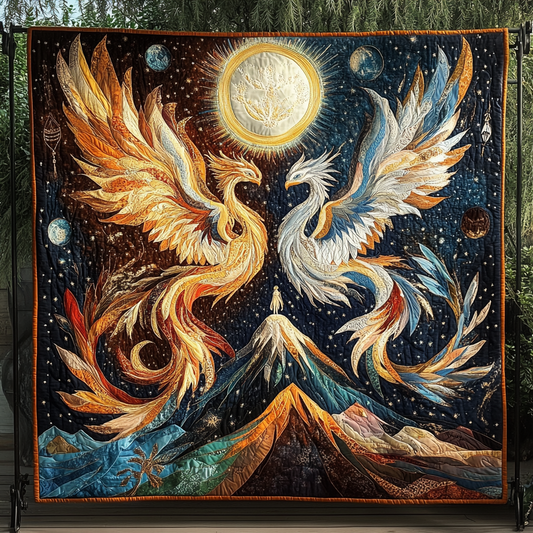 Blaze of Glory Quilted Blanket