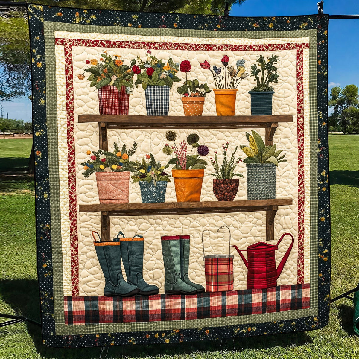 Bloom & Grow Quilted Blanket