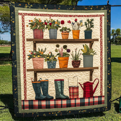 Bloom & Grow Quilted Blanket