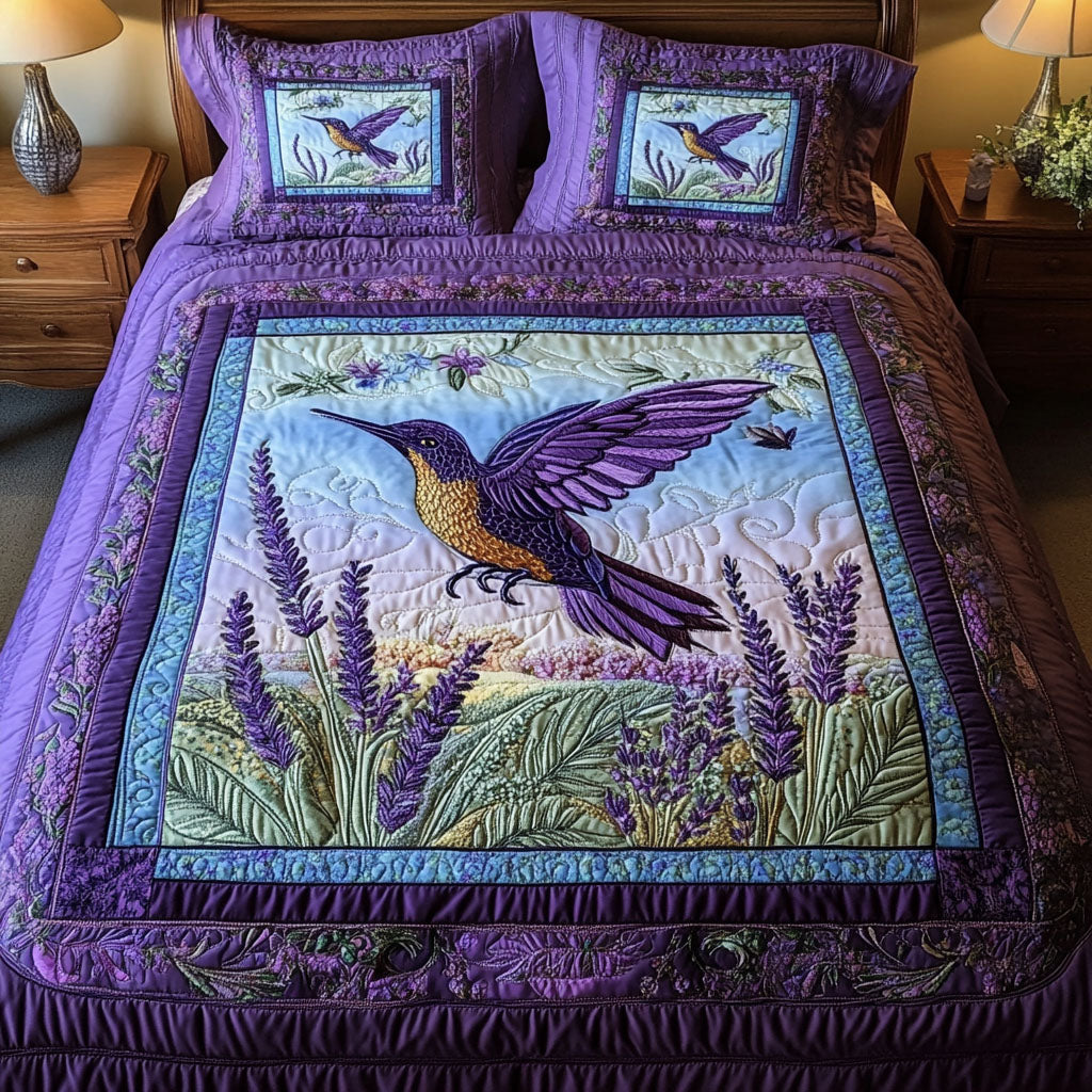 Bloom Seeker 3-Piece Quilted Bedding Set