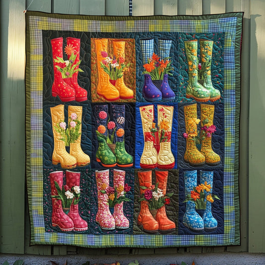 Bloom and Tread Quilted Blanket