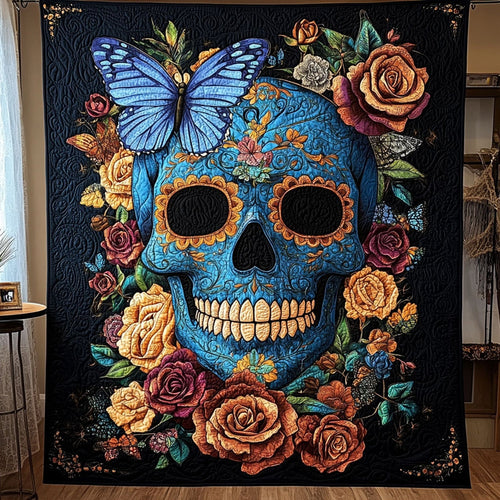 Bloom of Eternity Quilted Blanket